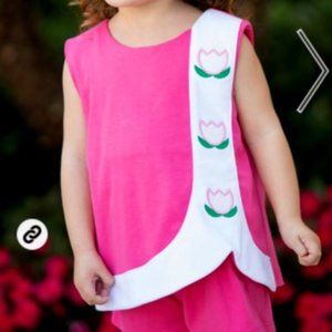 TBBC NWT 4T Two Piece Short Set in Hamptons Hot Pink